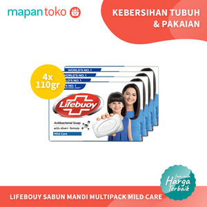 Sabun Mandi Lifebuoy MildCare Putih 110g (Bundle) Main Image